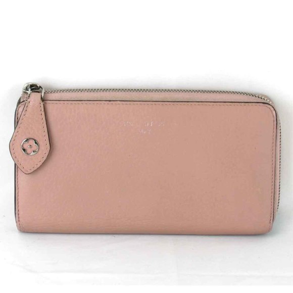 Louis Vuitton Taurillon Leather Portefeuille Comet Long Wallet Magnolia s - Picture 1 of 3